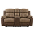 8599BR-2 Double Glider Reclining Love Seat with Center Console - 8599BR-2 - Bien Home Furniture & Electronics