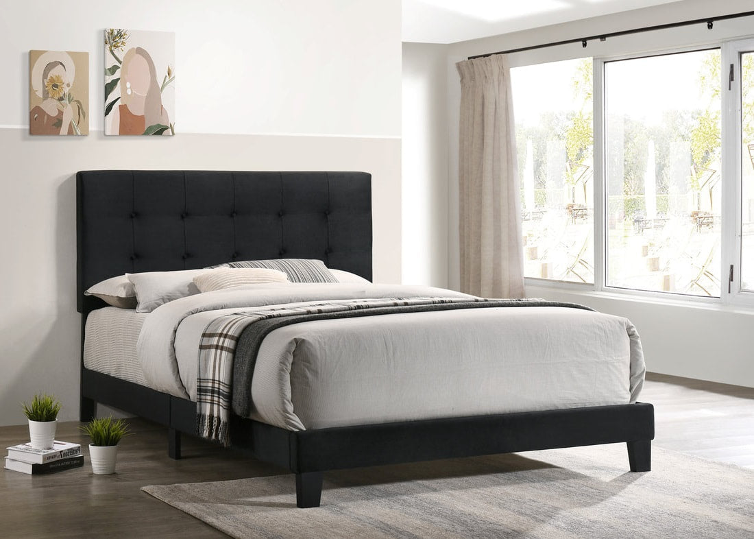 920Black Platform Bed -Twin, Full, Queen, King *Full - 920Black Full - Bien Home Furniture &amp; Electronics