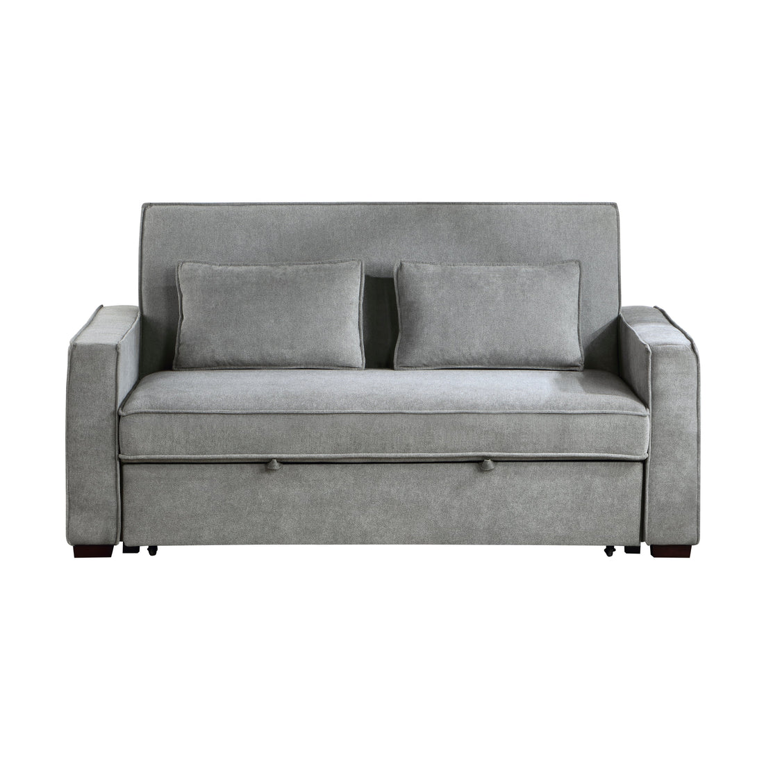 9238GY-3CL Convertible Studio Sofa with Pull-out Bed - 9238GY-3CL - Bien Home Furniture &amp; Electronics