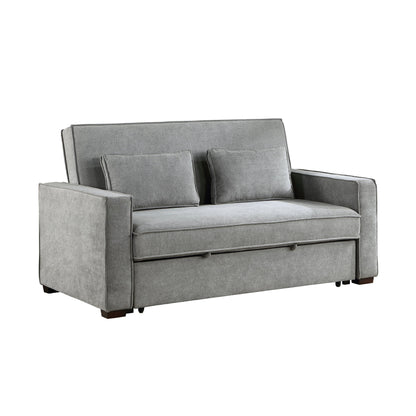 9238GY-3CL Convertible Studio Sofa with Pull-out Bed - 9238GY-3CL - Bien Home Furniture &amp; Electronics