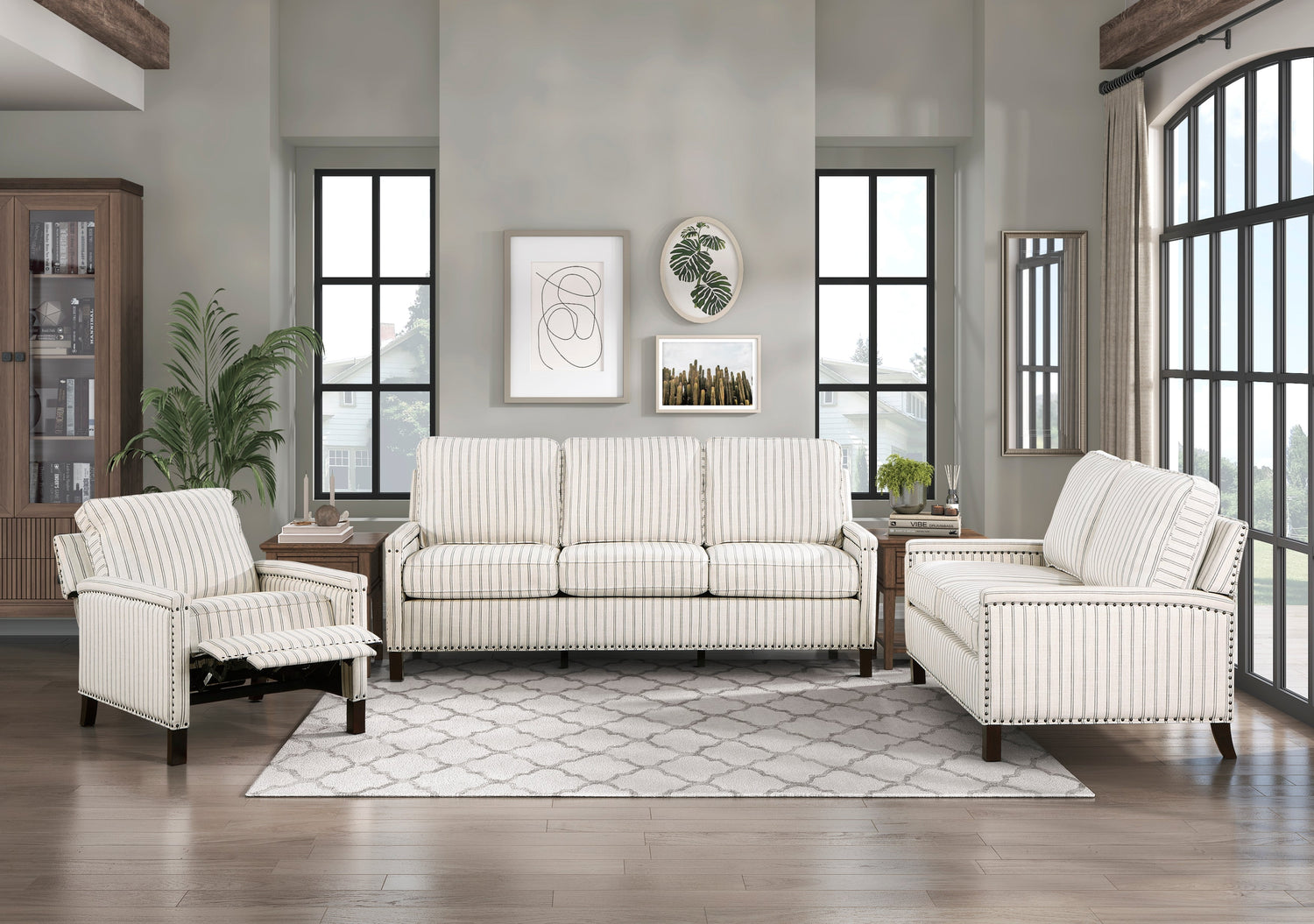 9257-1 Push Back Reclining Chair - 9257-1 - Bien Home Furniture &amp; Electronics