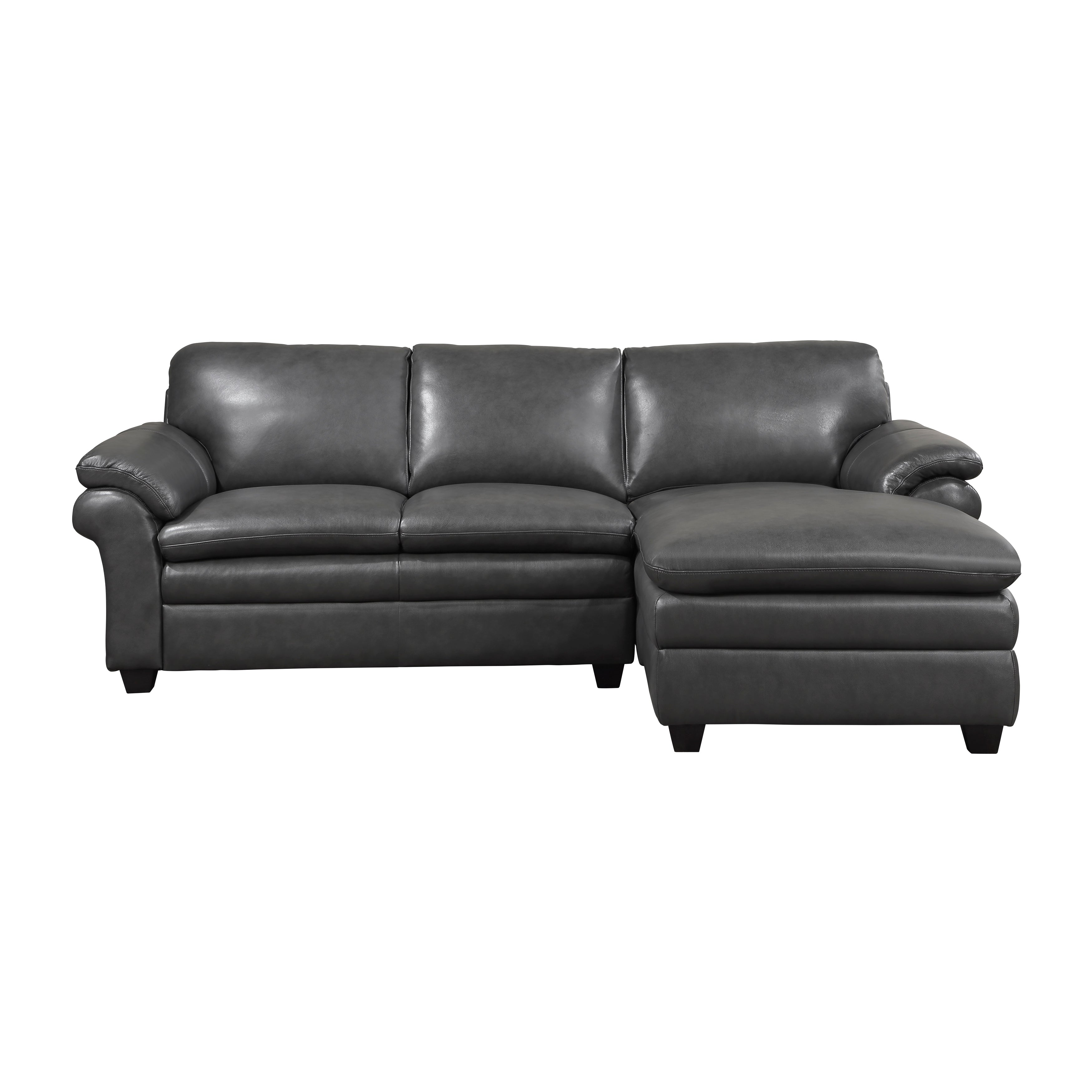 9267GY*22LRC (2)2-Piece Sectional with Right Chaise - 9267GY*22LRC - Bien Home Furniture &amp; Electronics