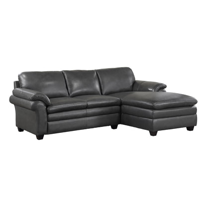 9267GY*22LRC (2)2-Piece Sectional with Right Chaise - 9267GY*22LRC - Bien Home Furniture &amp; Electronics