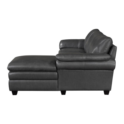 9267GY*22LRC (2)2-Piece Sectional with Right Chaise - 9267GY*22LRC - Bien Home Furniture &amp; Electronics