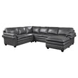 9267GY*42LRC (4)4-Piece Sectional with Right Chaise - 9267GY*42LRC - Bien Home Furniture & Electronics