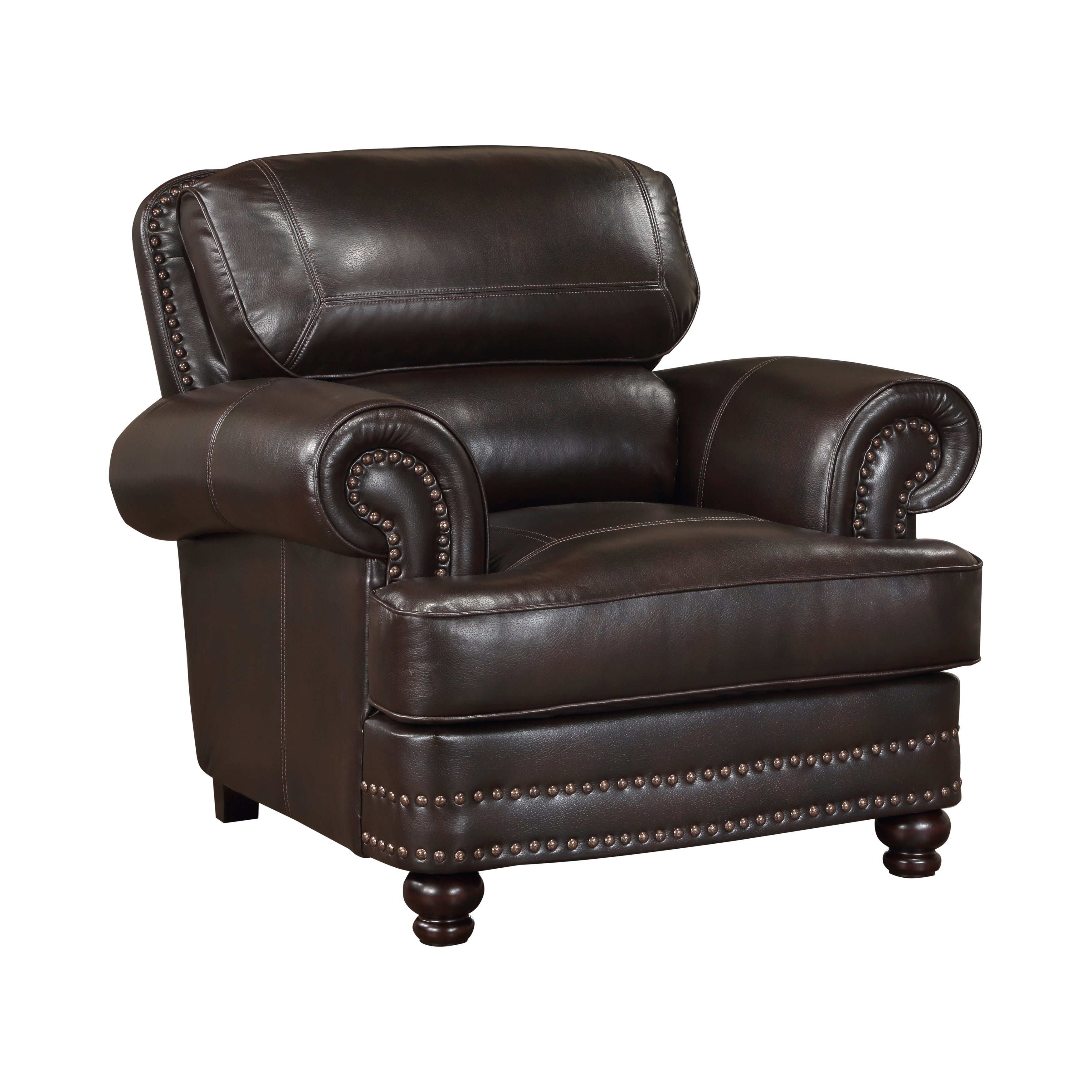 9268BRW-1 Chair - 9268BRW-1 - Bien Home Furniture &amp; Electronics