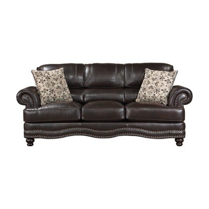 9268BRW*2 2pc Set: Sofa, Love - 9268BRW*2 - Bien Home Furniture &amp; Electronics
