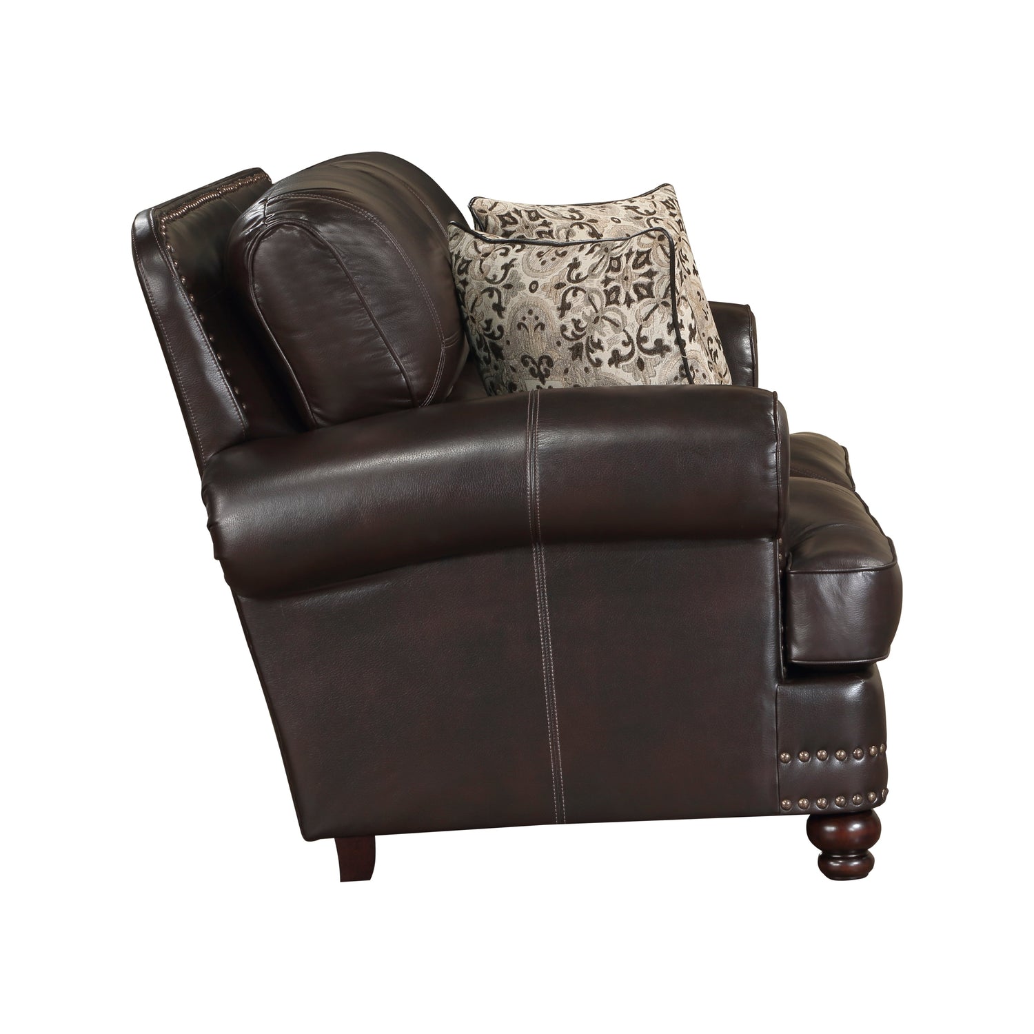 9268BRW*2 2pc Set: Sofa, Love - 9268BRW*2 - Bien Home Furniture &amp; Electronics