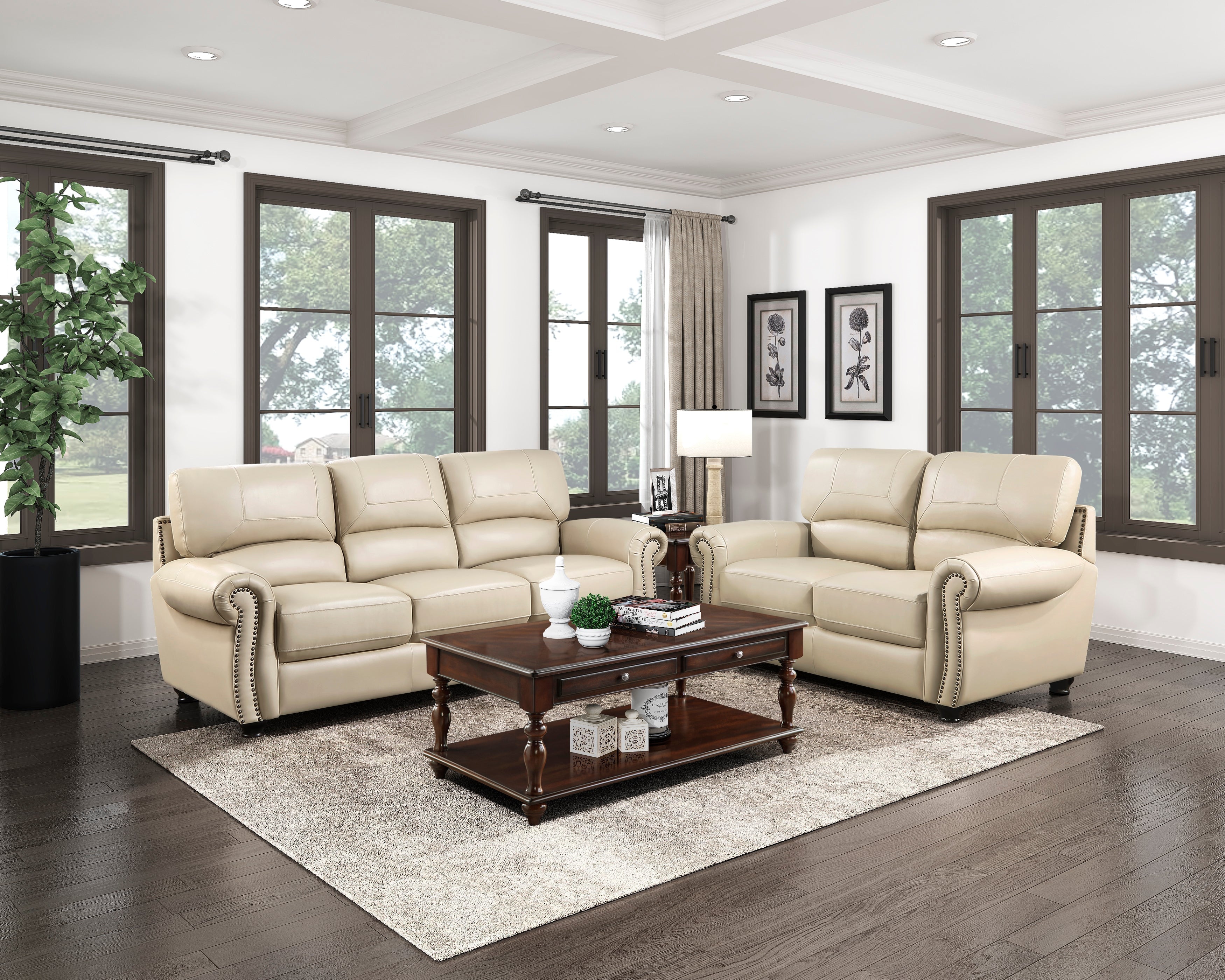 9269CR-2 Love Seat - 9269CR-2 - Bien Home Furniture &amp; Electronics