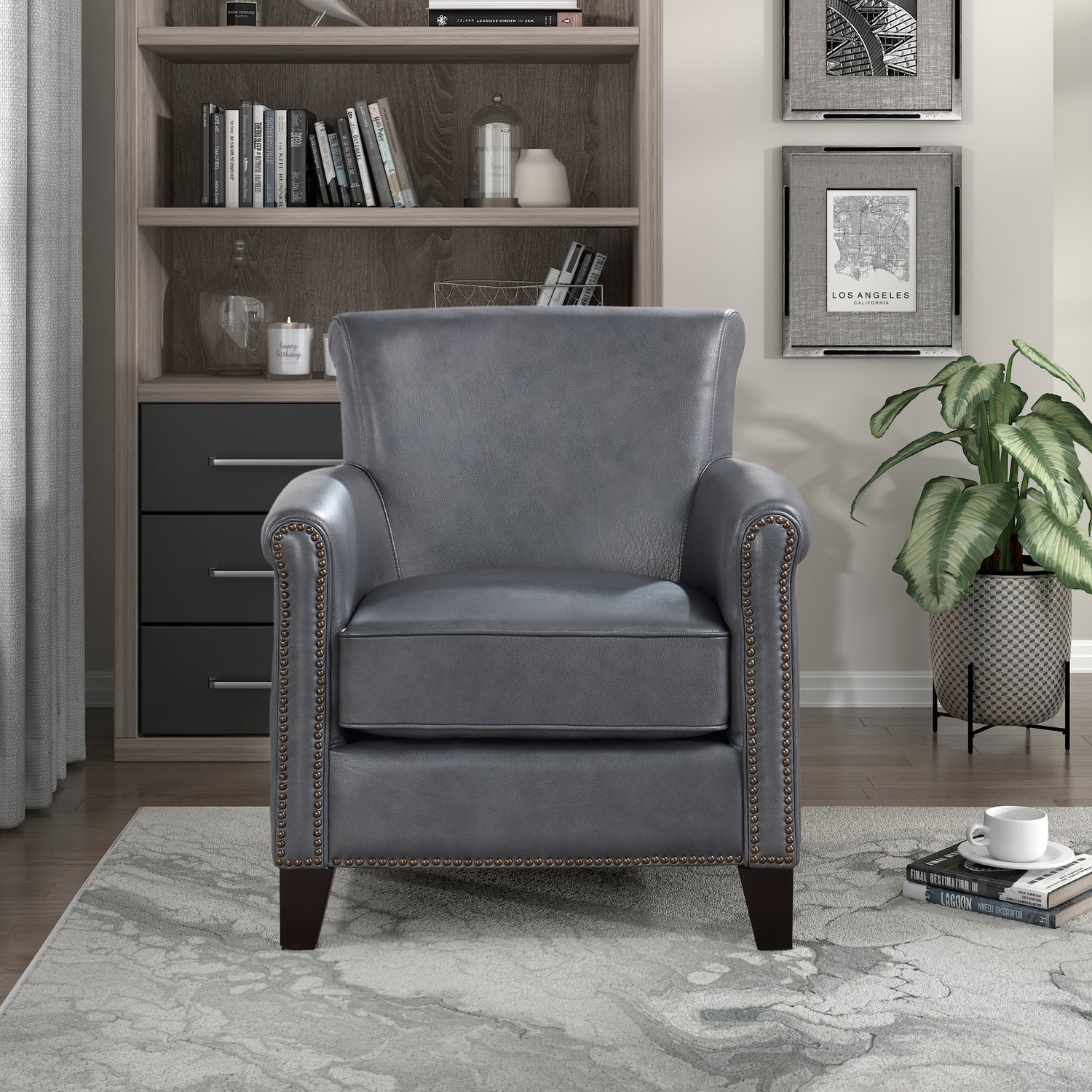 9278BGY-1 Accent Chair - 9278BGY-1 - Bien Home Furniture &amp; Electronics