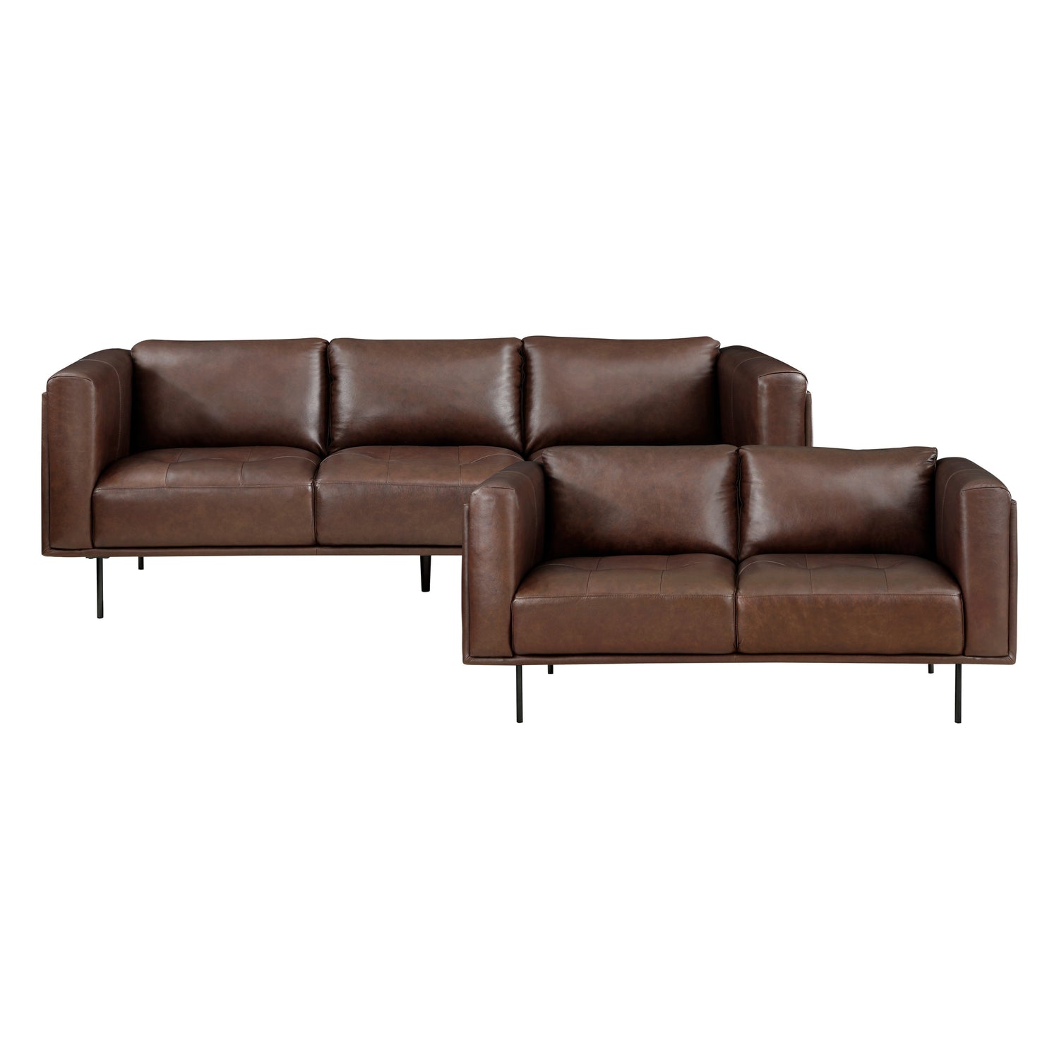 9280BR*2 2pc Set: Sofa, Love - 9280BR*2 - Bien Home Furniture &amp; Electronics