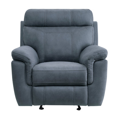 9301BUE-1 Glider Reclining Chair - 9301BUE-1 - Bien Home Furniture &amp; Electronics