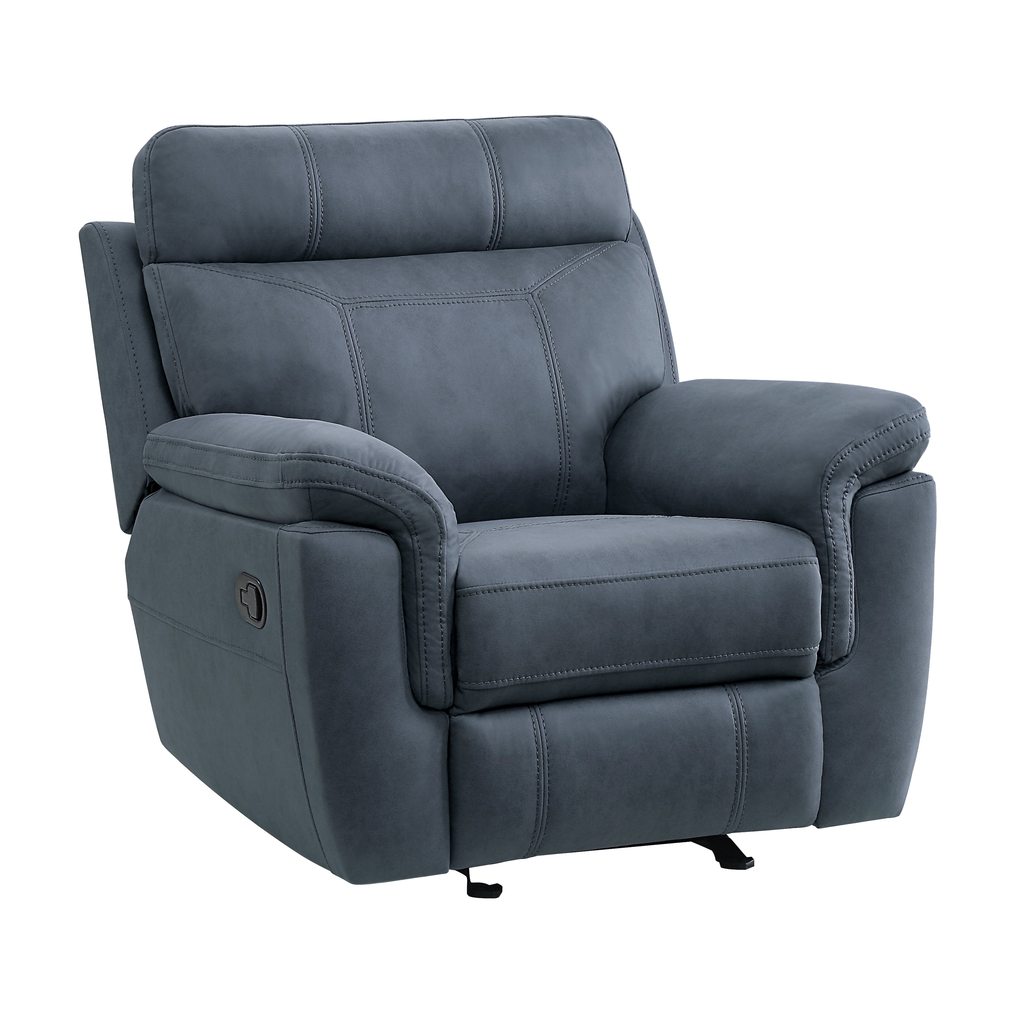 9301BUE-1 Glider Reclining Chair - 9301BUE-1 - Bien Home Furniture &amp; Electronics