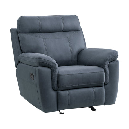 9301BUE-1 Glider Reclining Chair - 9301BUE-1 - Bien Home Furniture &amp; Electronics
