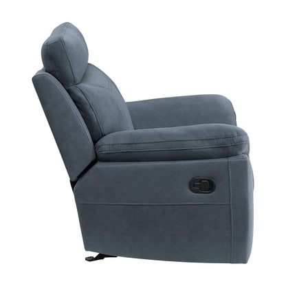 9301BUE-1 Glider Reclining Chair - 9301BUE-1 - Bien Home Furniture &amp; Electronics