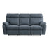 9301BUE-3 Double Reclining Sofa with Center Drop-Down Cup Holders - 9301BUE-3 - Bien Home Furniture & Electronics