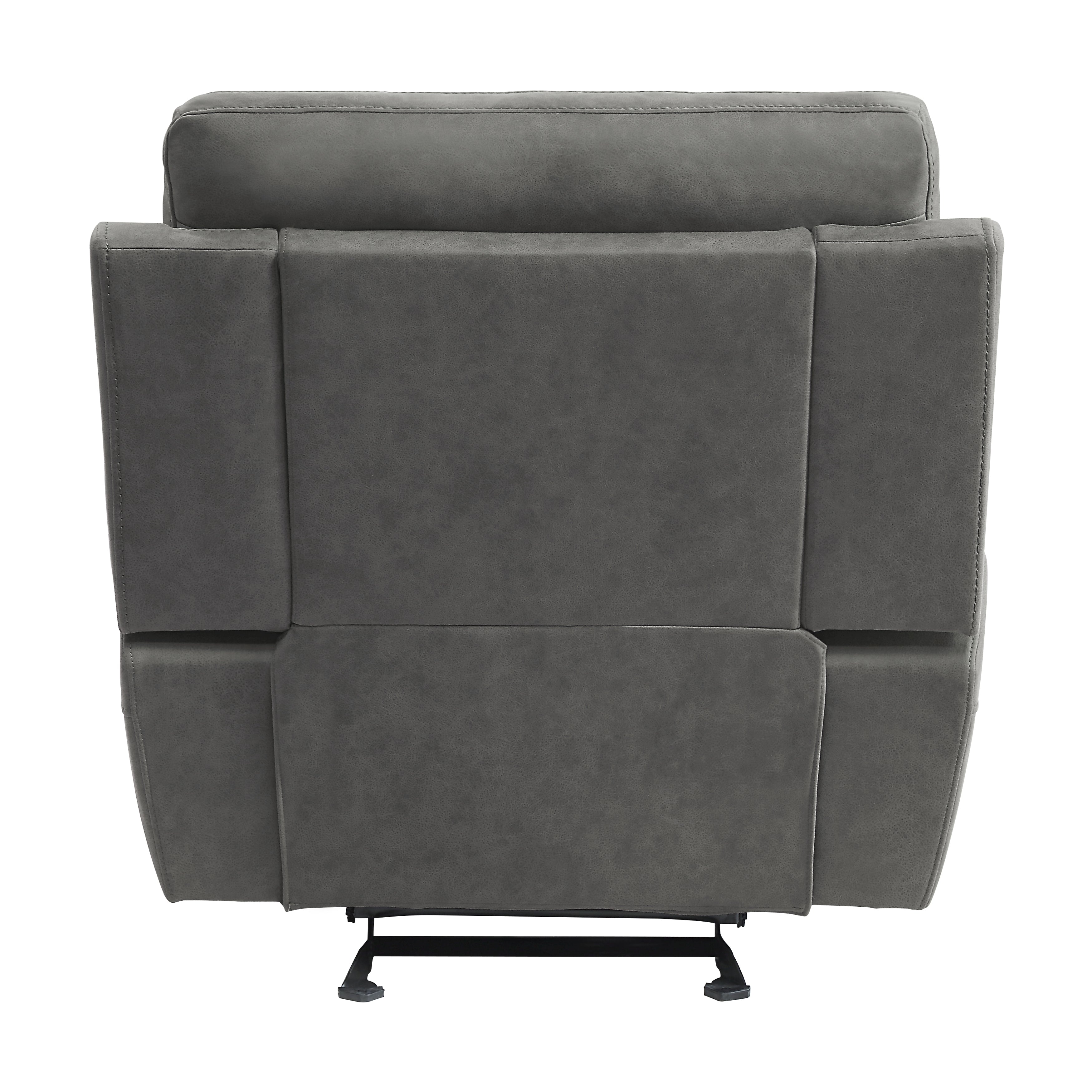 9301GRY-1 Glider Reclining Chair - 9301GRY-1 - Bien Home Furniture &amp; Electronics