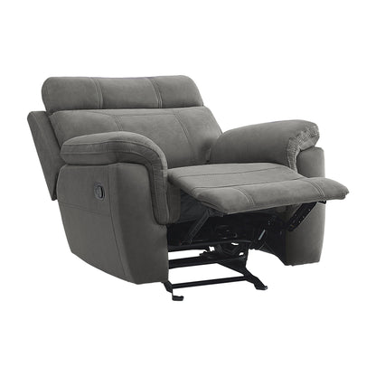 9301GRY-1 Glider Reclining Chair - 9301GRY-1 - Bien Home Furniture &amp; Electronics