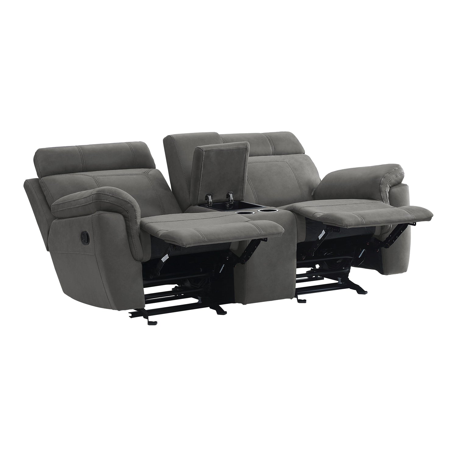 9301GRY*2 2pc Set: Sofa, Love - 9301GRY*2 - Bien Home Furniture &amp; Electronics