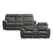 9301GRY*2 2pc Set: Sofa, Love - 9301GRY*2 - Bien Home Furniture & Electronics