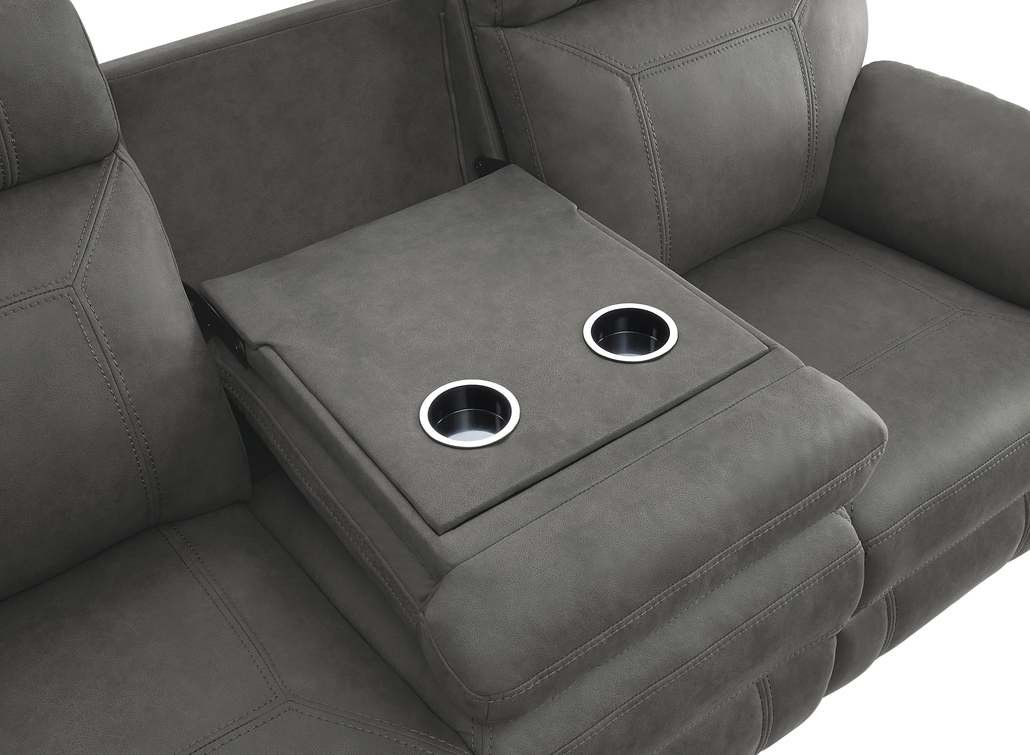 9301GRY*2 2pc Set: Sofa, Love - 9301GRY*2 - Bien Home Furniture &amp; Electronics