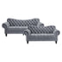 9330DG*2 2pc Set: Sofa, Love - 9330DG*2 - Bien Home Furniture & Electronics