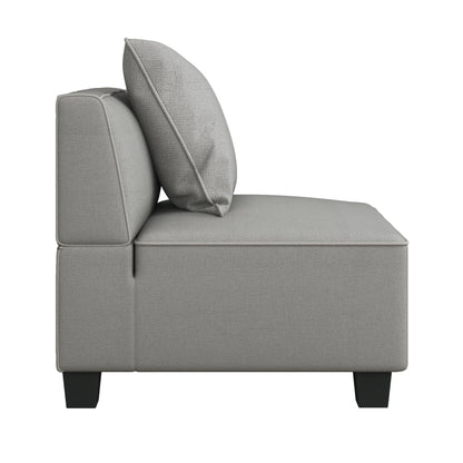 9357GY*4SC (4)4-Piece Modular Sectional - 9357GY*4SC - Bien Home Furniture &amp; Electronics