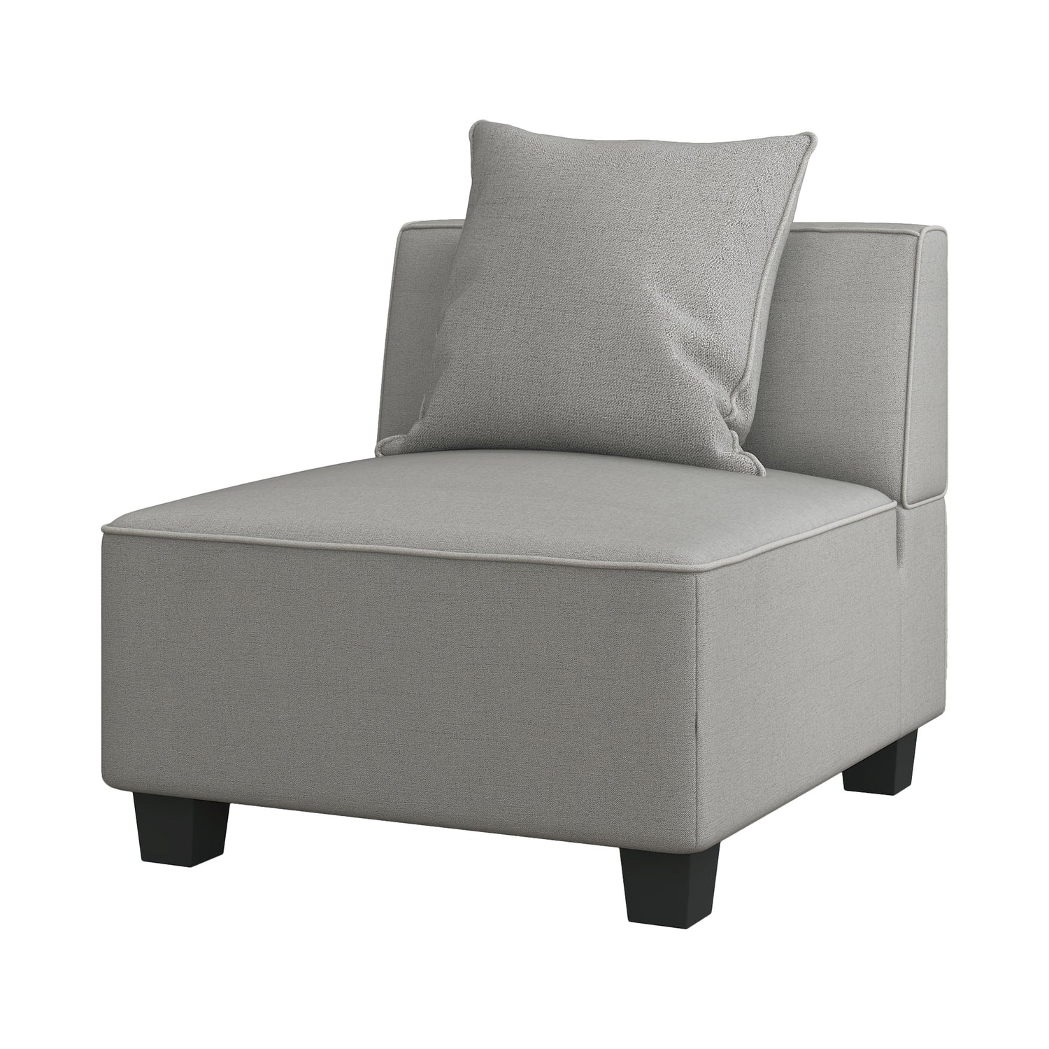 9357GY-AC ARMLESS CHAIR - 9357GY-AC - Bien Home Furniture &amp; Electronics