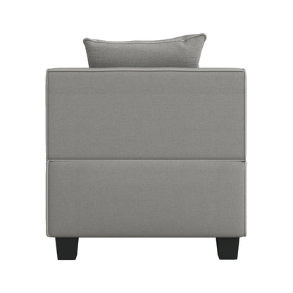 9357GY-AC ARMLESS CHAIR - 9357GY-AC - Bien Home Furniture &amp; Electronics