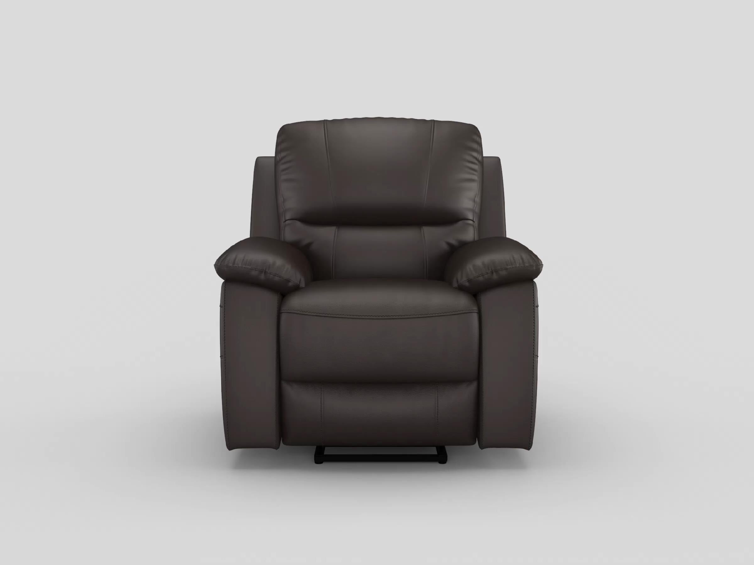 9368BRW-1 Reclining Chair - 9368BRW-1 - Bien Home Furniture &amp; Electronics