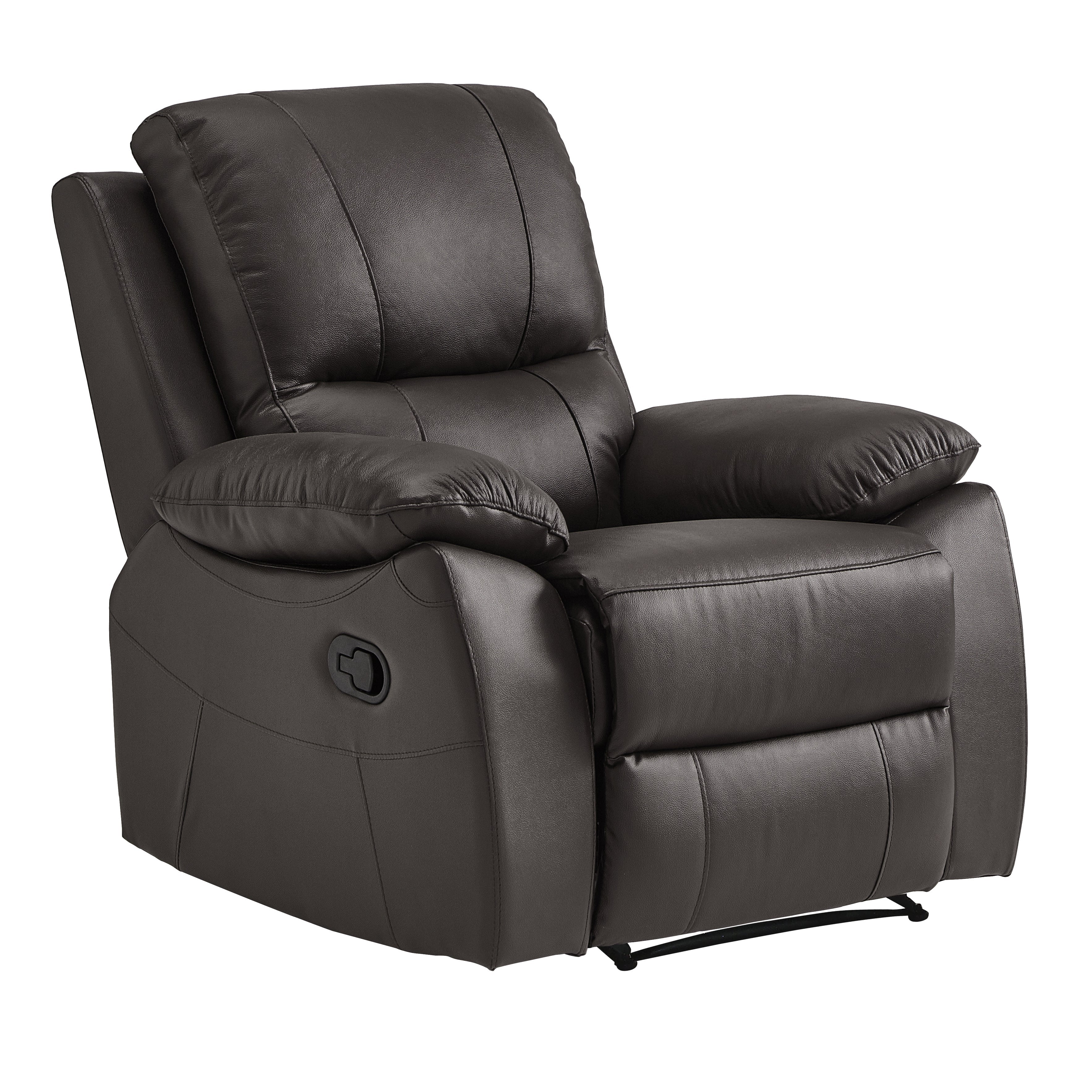 9368BRW-1 Reclining Chair - 9368BRW-1 - Bien Home Furniture &amp; Electronics