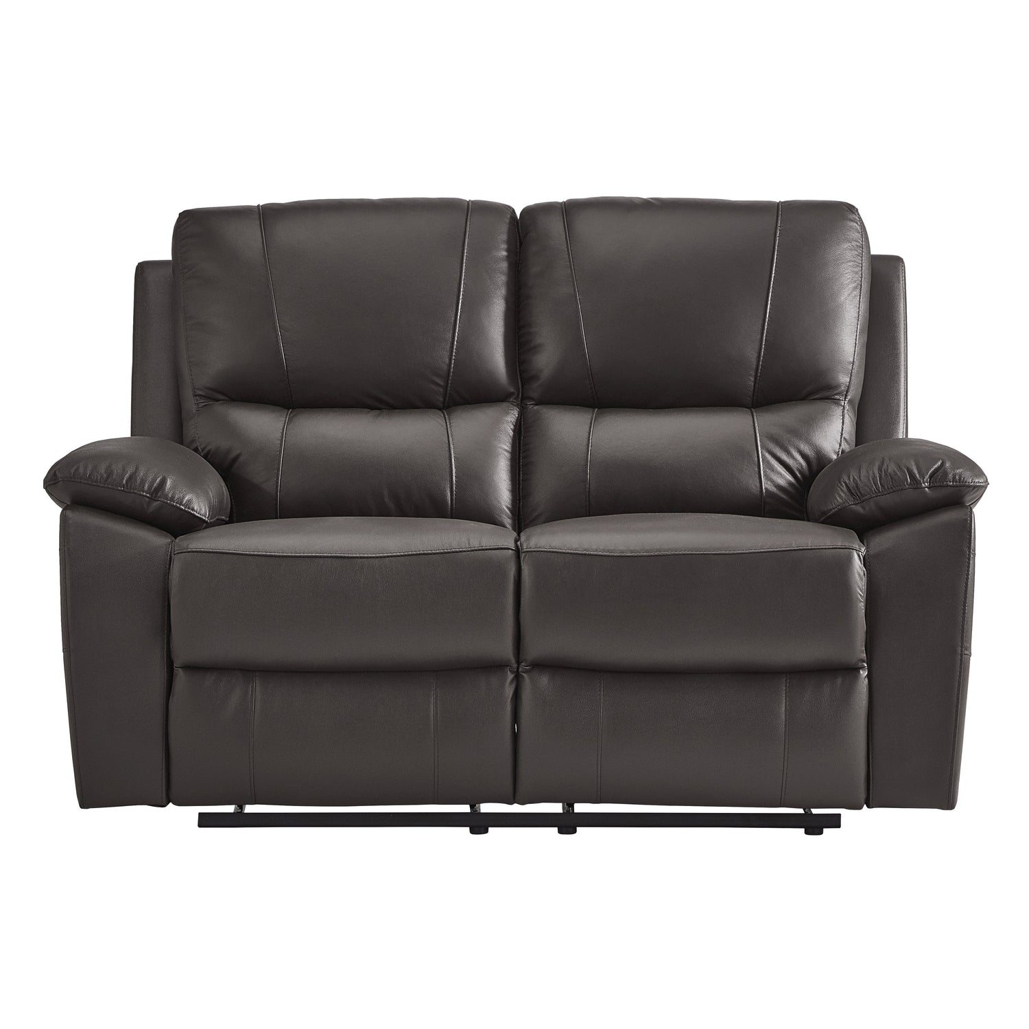 9368BRW-2 Double Reclining Loveseat - 9368BRW-2 - Bien Home Furniture &amp; Electronics