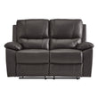 9368BRW-2 Double Reclining Loveseat - 9368BRW-2 - Bien Home Furniture & Electronics