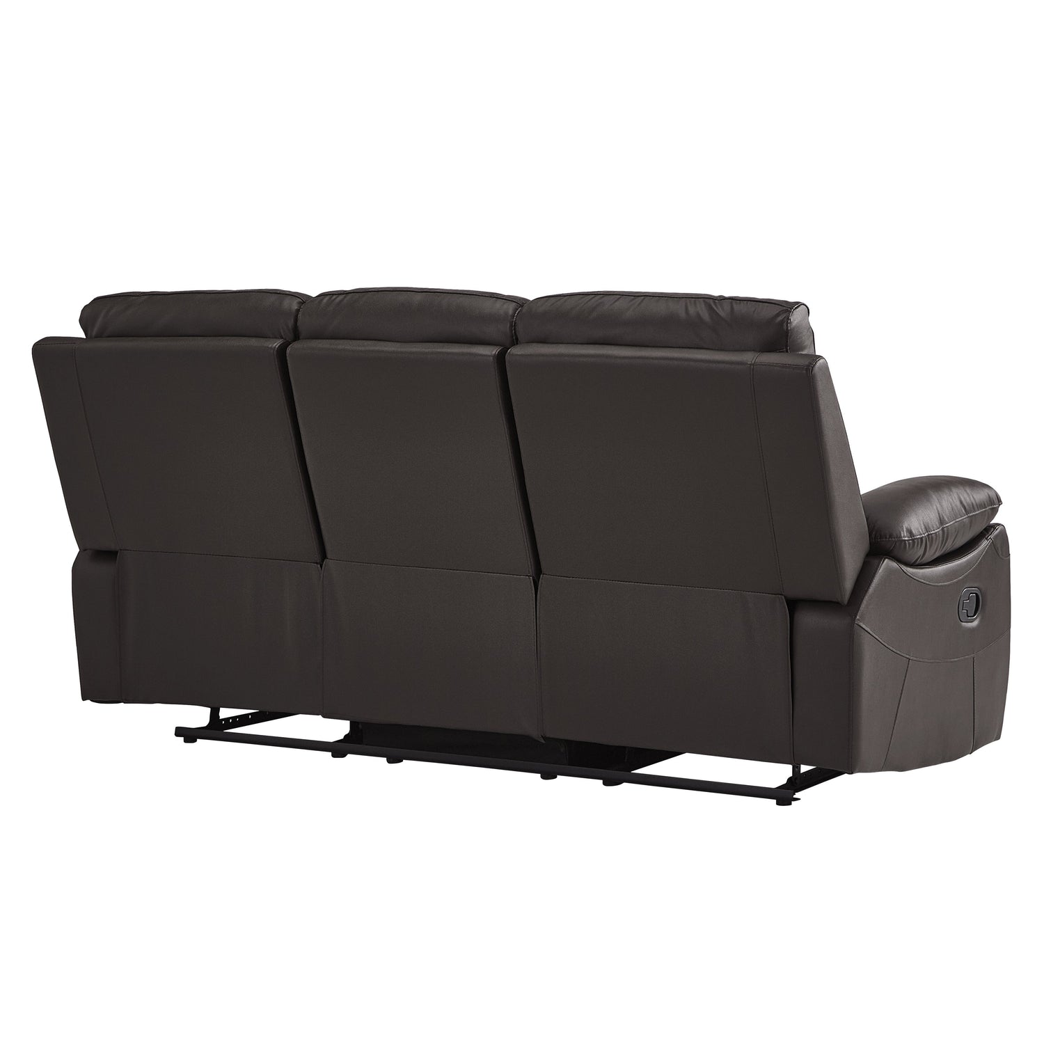9368BRW-3 Double Reclining Sofa - 9368BRW-3 - Bien Home Furniture &amp; Electronics