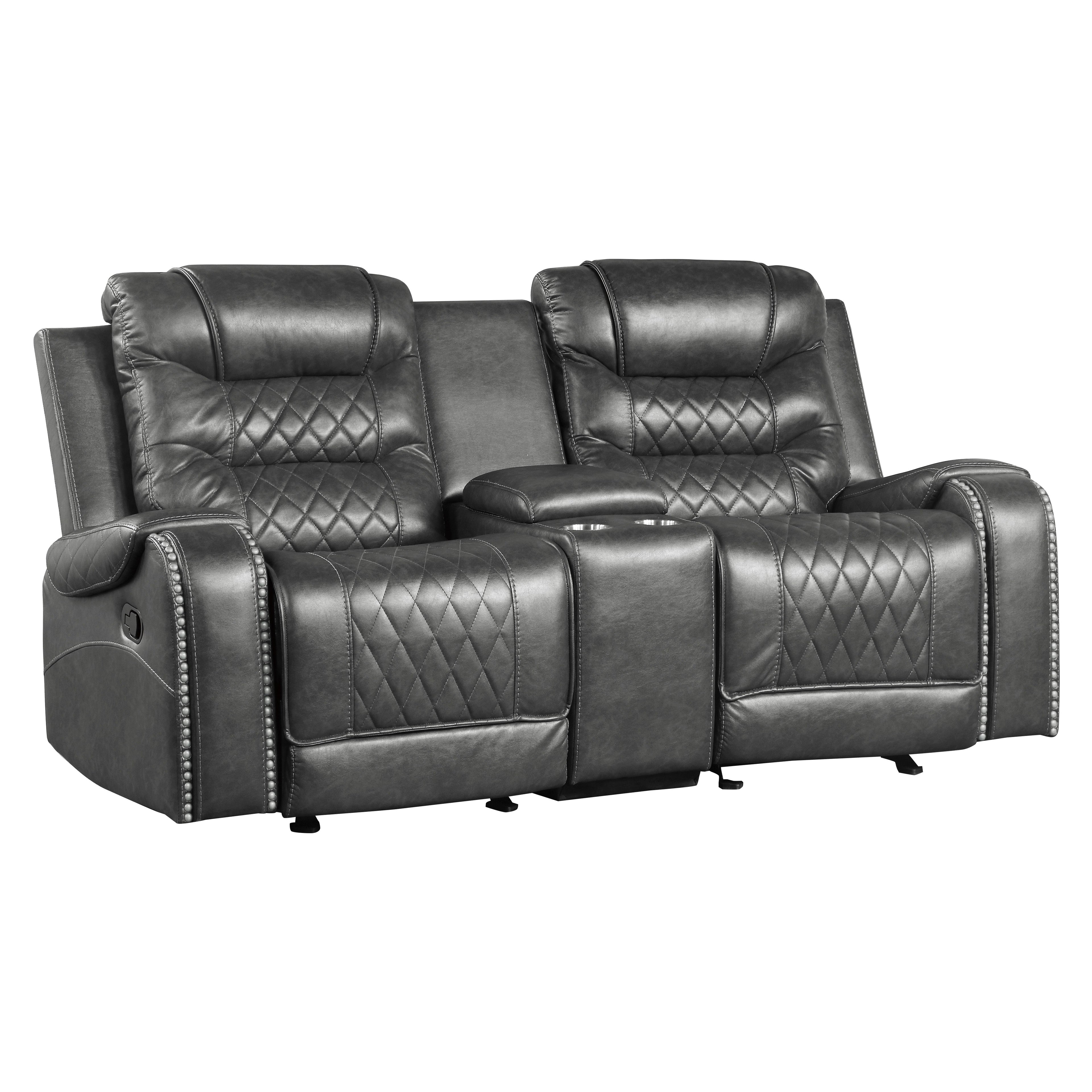 9405GY*2 2pc Set: Sofa, Love - 9405GY*2 - Bien Home Furniture &amp; Electronics