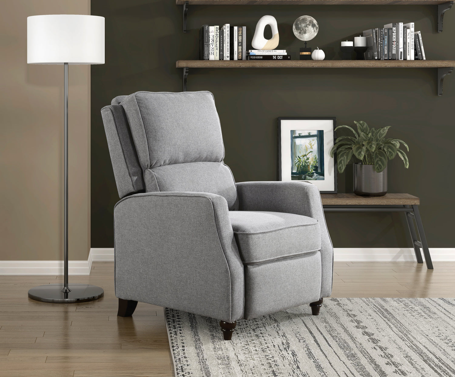 9418GY-1 Push Back Reclining Chair - 9418GY-1 - Bien Home Furniture &amp; Electronics