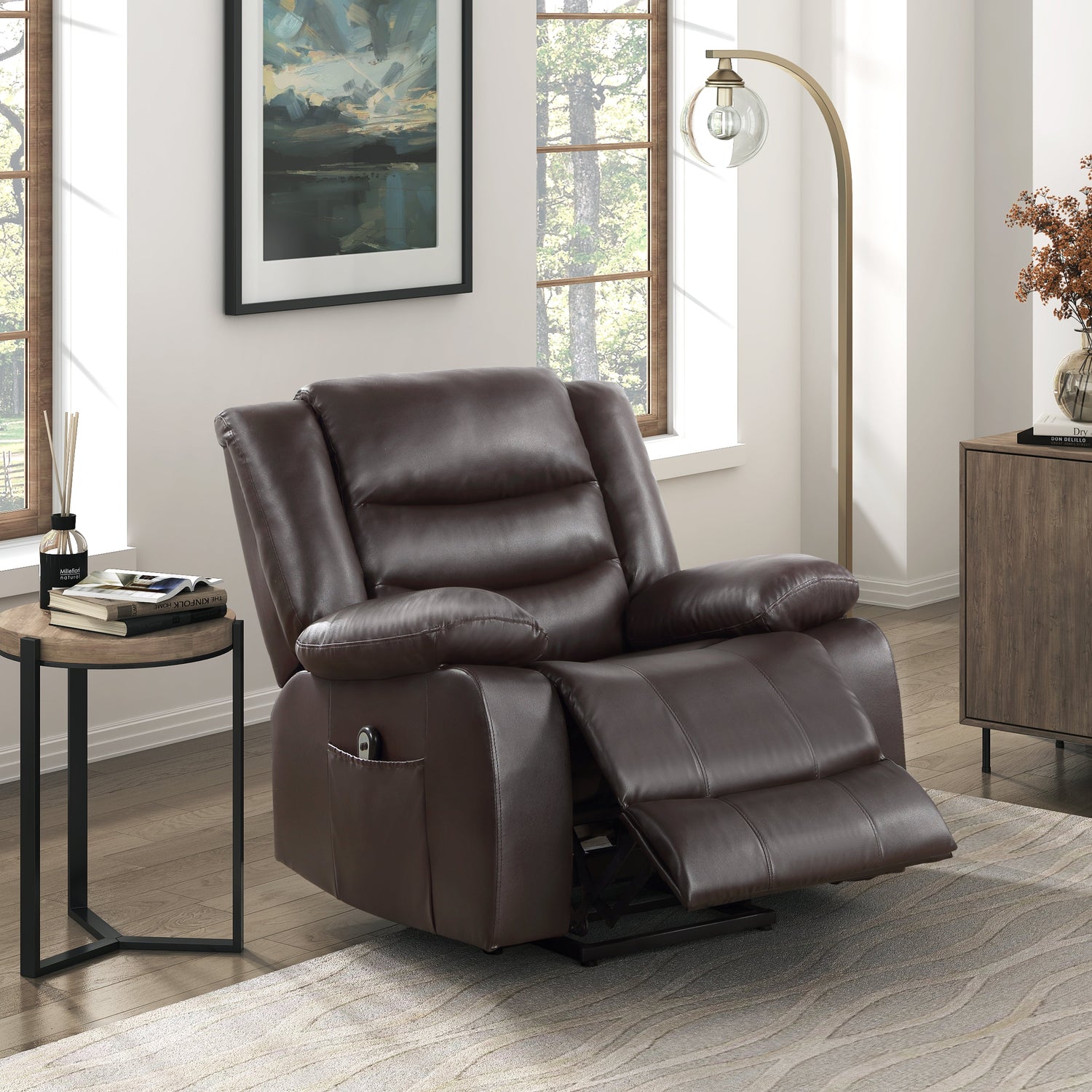 9423DBR-1LT Power Lift Chair - 9423DBR-1LT - Bien Home Furniture &amp; Electronics