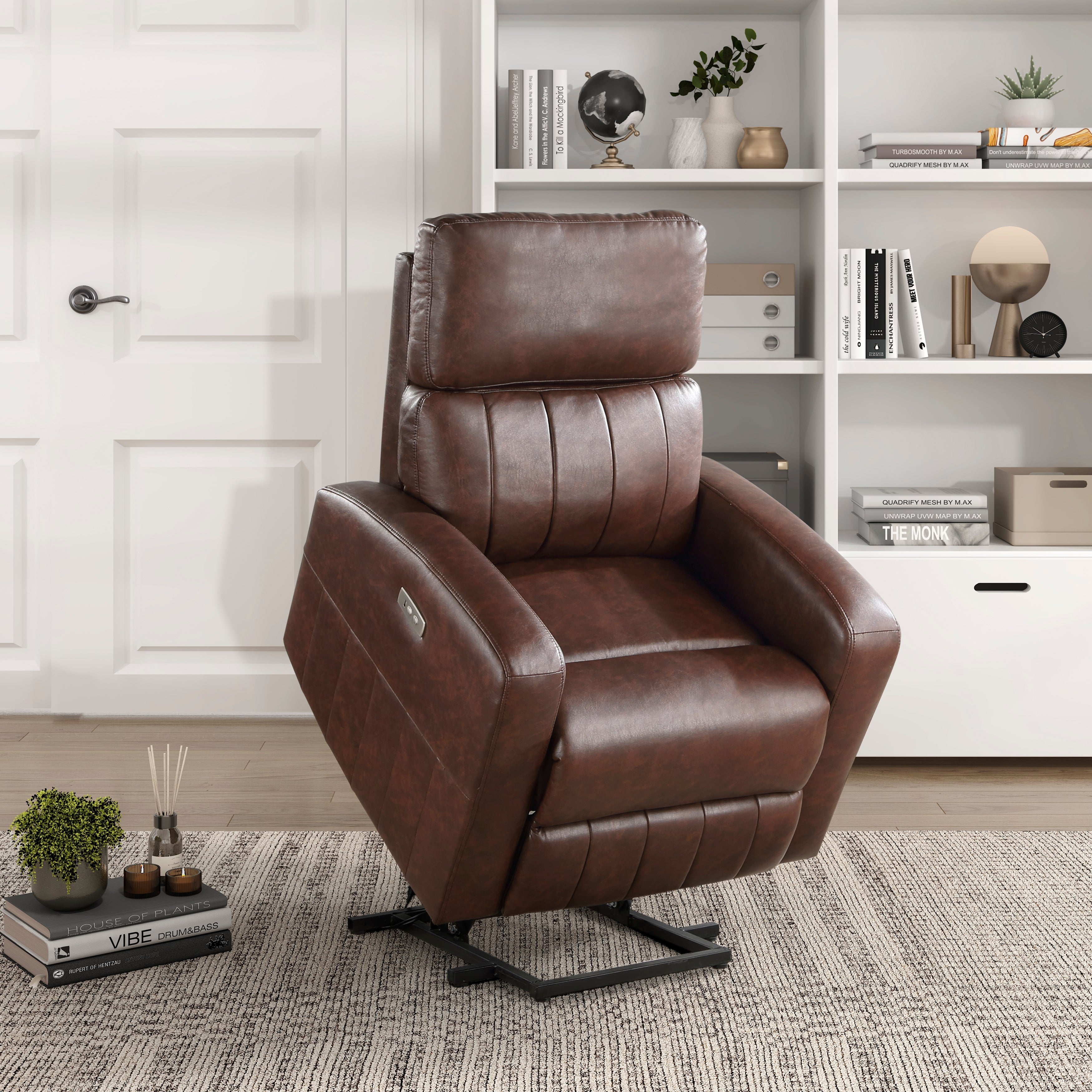 9424BR-1LT Power Lift Chair - 9424BR-1LT - Bien Home Furniture &amp; Electronics