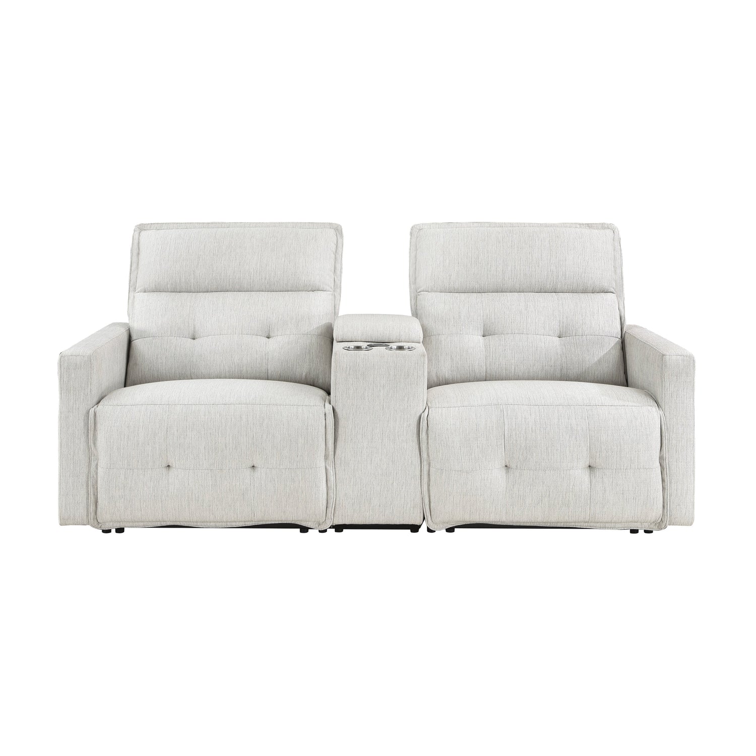 9444HMP-2CNPWH* (3)Power Double Reclining Love Seat with Center Console and Power Headrests - 9444HMP-2CNPWH* - Bien Home Furniture &amp; Electronics