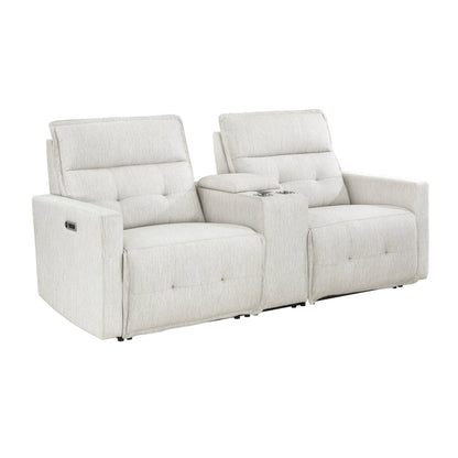 9444HMP-2CNPWH* (3)Power Double Reclining Love Seat with Center Console and Power Headrests - 9444HMP-2CNPWH* - Bien Home Furniture &amp; Electronics