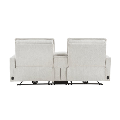 9444HMP-2CNPWH* (3)Power Double Reclining Love Seat with Center Console and Power Headrests - 9444HMP-2CNPWH* - Bien Home Furniture &amp; Electronics