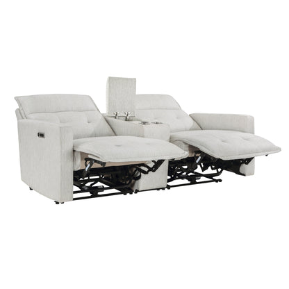 9444HMP-2CNPWH* (3)Power Double Reclining Love Seat with Center Console and Power Headrests - 9444HMP-2CNPWH* - Bien Home Furniture &amp; Electronics