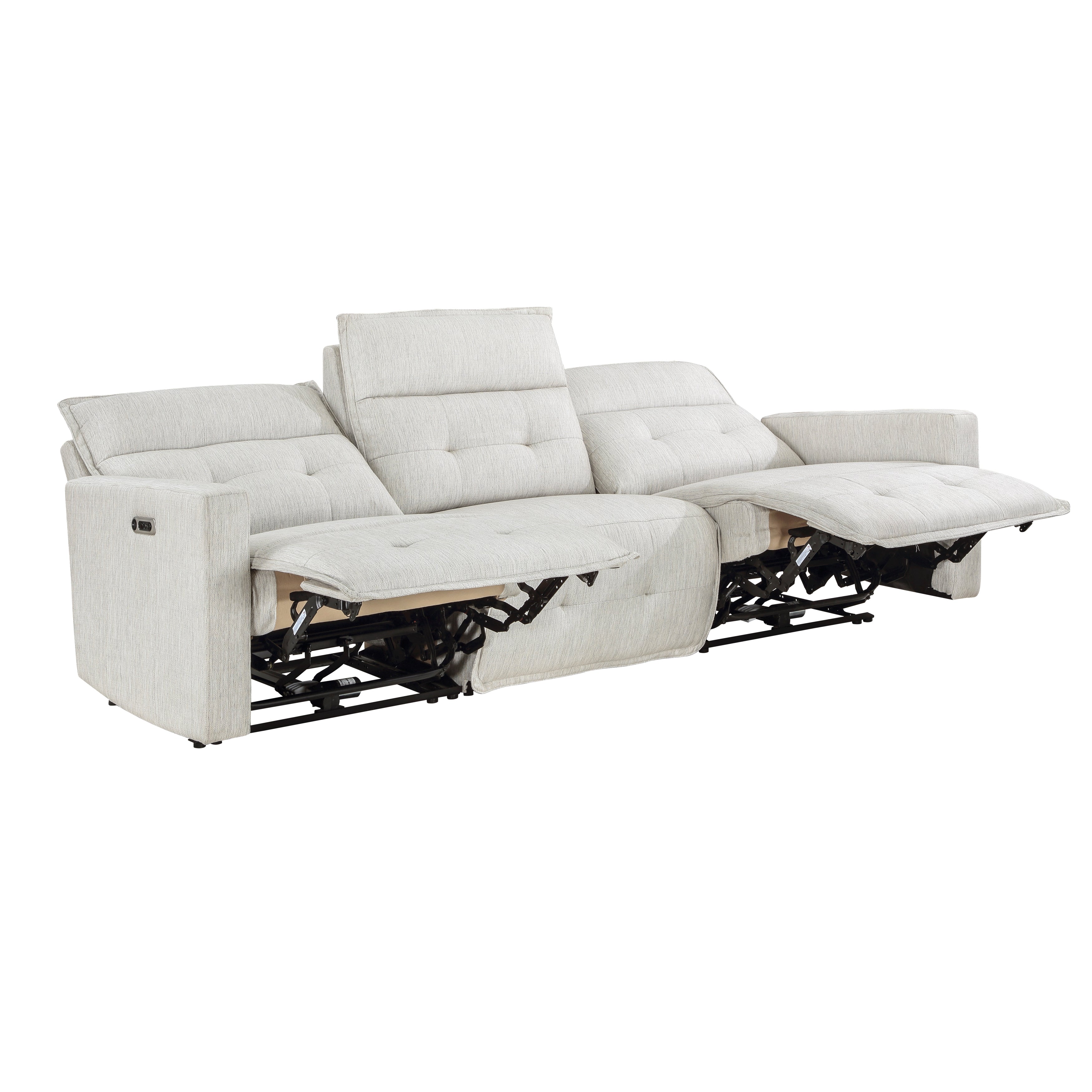 9444HMP-3PWH* (3)Power Double Reclining Sofa with Power Headrests - 9444HMP-3PWH* - Bien Home Furniture &amp; Electronics