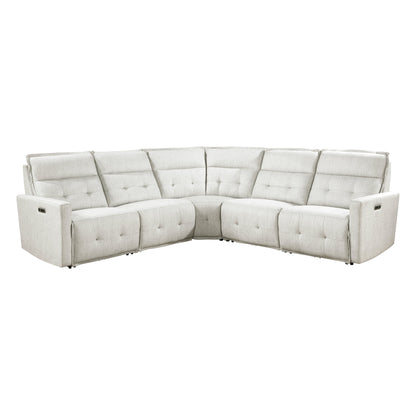 9444HMP*5SCPWH (5)5-Piece Modular Power Reclining Sectional with Power Headrests - 9444HMP*5SCPWH - Bien Home Furniture &amp; Electronics