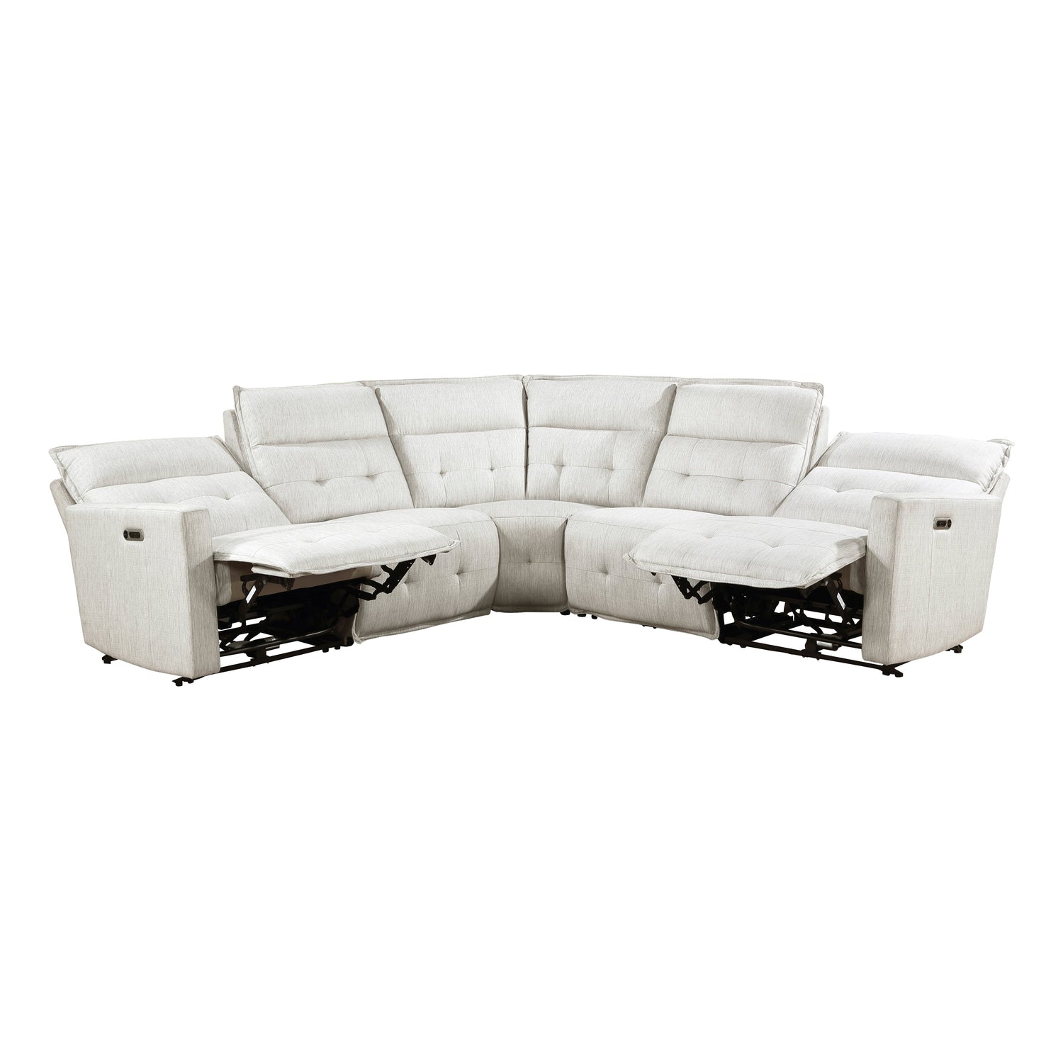 9444HMP*5SCPWH (5)5-Piece Modular Power Reclining Sectional with Power Headrests - 9444HMP*5SCPWH - Bien Home Furniture &amp; Electronics