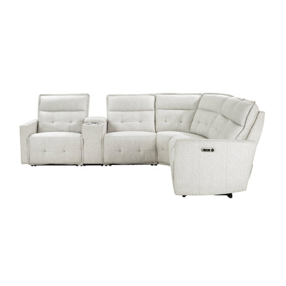 9444HMP*6SCPWH (6)6-Piece Modular Power Reclining Sectional with Power Headrests - 9444HMP*6SCPWH - Bien Home Furniture &amp; Electronics