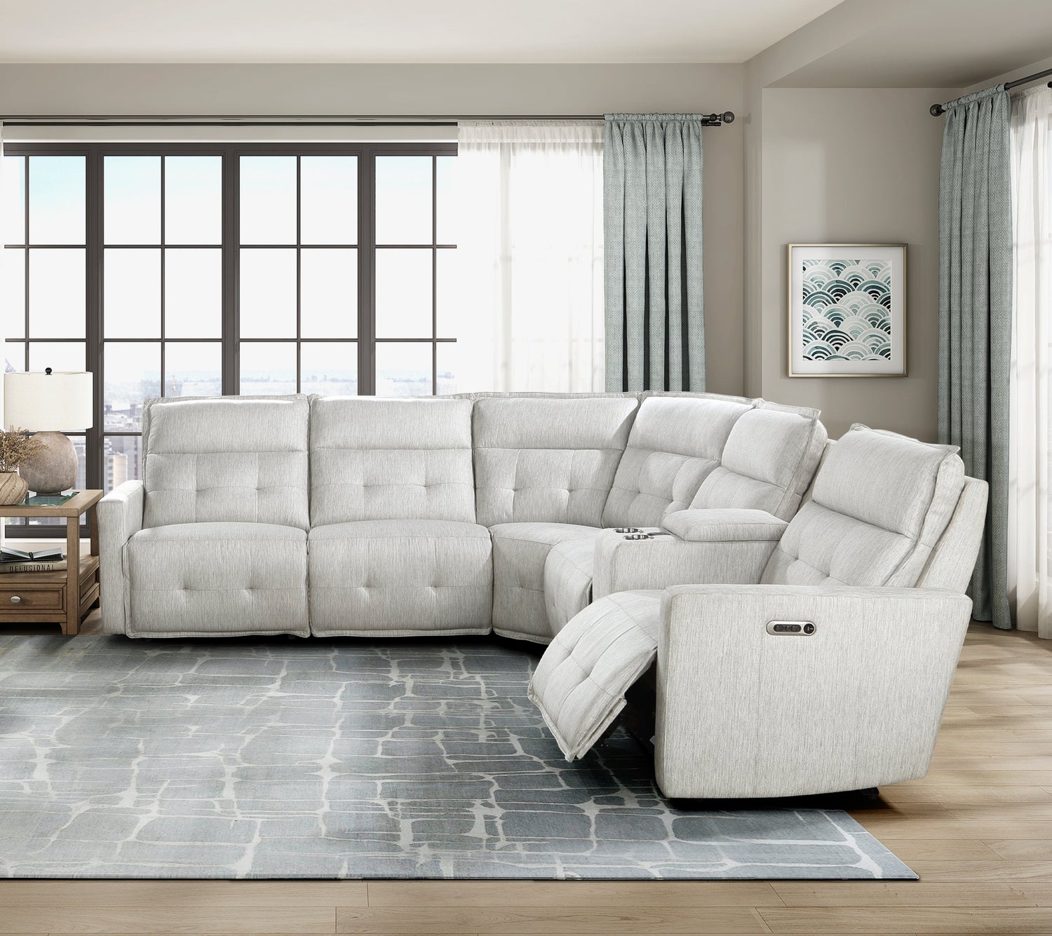 9444HMP-LRPWH (1/6)Power Left Side Reclining Chair with Power Headrest - 9444HMP-LRPWH - Bien Home Furniture &amp; Electronics