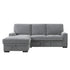 9468DG*2LC2R (2)2-Piece Sectional with Pull-out Bed and Left Chaise with Hidden Storage - 9468DG*2LC2R - Bien Home Furniture & Electronics