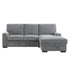 9468DG*2RC2L (2)2-Piece Sectional with Pull-out Bed and Right Chaise with Hidden Storage - 9468DG*2RC2L - Bien Home Furniture & Electronics