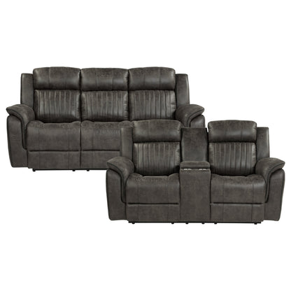 9479BRG*2 2pc Set: Sofa, Love - 9479BRG*2 - Bien Home Furniture &amp; Electronics